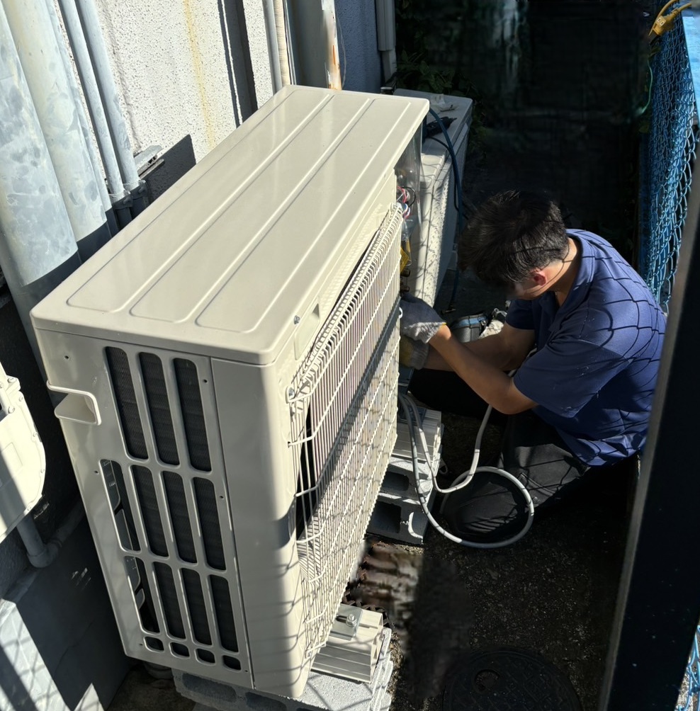 京都市内：業務用エアコンを設置しました！